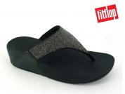 FITFLOP Lulu zwart glitter