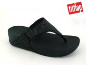 -FITFLOP Lulu Zwart Glitter