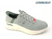 -SKECHERS 232462 Grey Slip ins