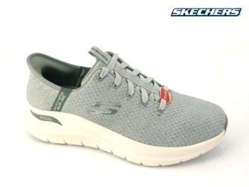-SKECHERS 232462 Grey Slip ins