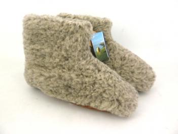 WOOLWARMERS Beige echte wol